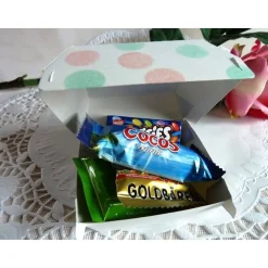 Zur Einschulung/Hamburgerbox zum selbst befüllen, Verpackung für Gastgeschenk, Tischkarte, Platzkarte