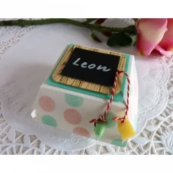 Zur Einschulung/Hamburgerbox zum selbst befüllen, Verpackung für Gastgeschenk, Tischkarte, Platzkarte