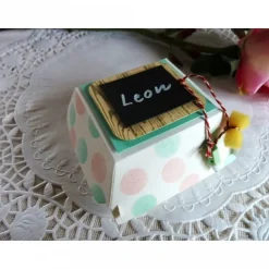 Zur Einschulung/Hamburgerbox zum selbst befüllen, Verpackung für Gastgeschenk, Tischkarte, Platzkarte