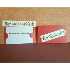 zur Hochzeit - Gutscheinverpackung