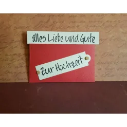 zur Hochzeit - Gutscheinverpackung