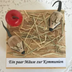 Zur Kommunion Geldgeschenk und Geschenk für Mädchen und Junge Geld verpacken von Eltern oder für das Patenkind Enkelkind