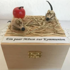 Zur Kommunion Geldgeschenk und Geschenk für Mädchen und Junge Geld verpacken von Eltern oder für das Patenkind Enkelkind