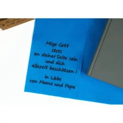 zusätzliche Widmung für Gotteslobhülle und Gesangbuchhülle zur Kommunion, Konfirmation