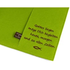 zusätzliche Widmung für Gotteslobhülle und Gesangbuchhülle zur Kommunion, Konfirmation