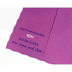 zusätzliche Widmung für Gotteslobhülle und Gesangbuchhülle zur Kommunion, Konfirmation