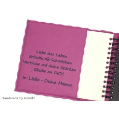 zusätzliche Widmung in einem Gästebuch zur Kommunion, Konfirmation, Firmung oder Geburtstag