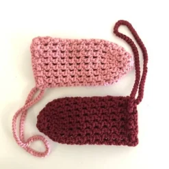 Zwei Eierschleudern / Eiernetze / Ostereierschleudern / Ostereiernetze 100%recyceltes Polyester extra dick!