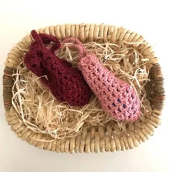 Zwei Eierschleudern / Eiernetze / Ostereierschleudern / Ostereiernetze 100%recyceltes Polyester extra dick!