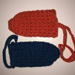 Zwei Eierschleudern / Eiernetze / Ostereierschleudern / Ostereiernetze 100%recyceltes Polyester extra dick!